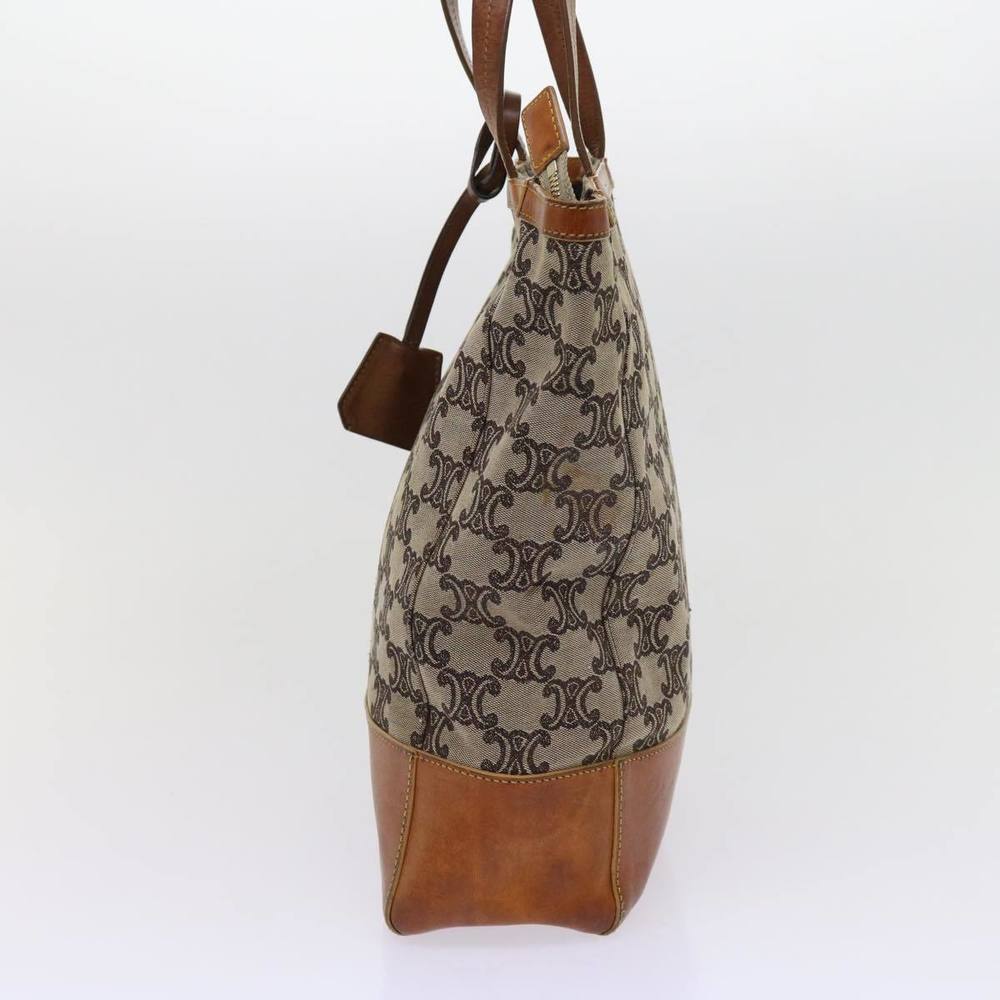 Vintage Celine Brown and Tan Tote Bag - Picture 3 of 16